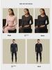 Couples' Comfortable Velvet Thermal Underwear Set with Thickened German Velvet - Round Neck Autumn Top and Winter Bottom Leggings
