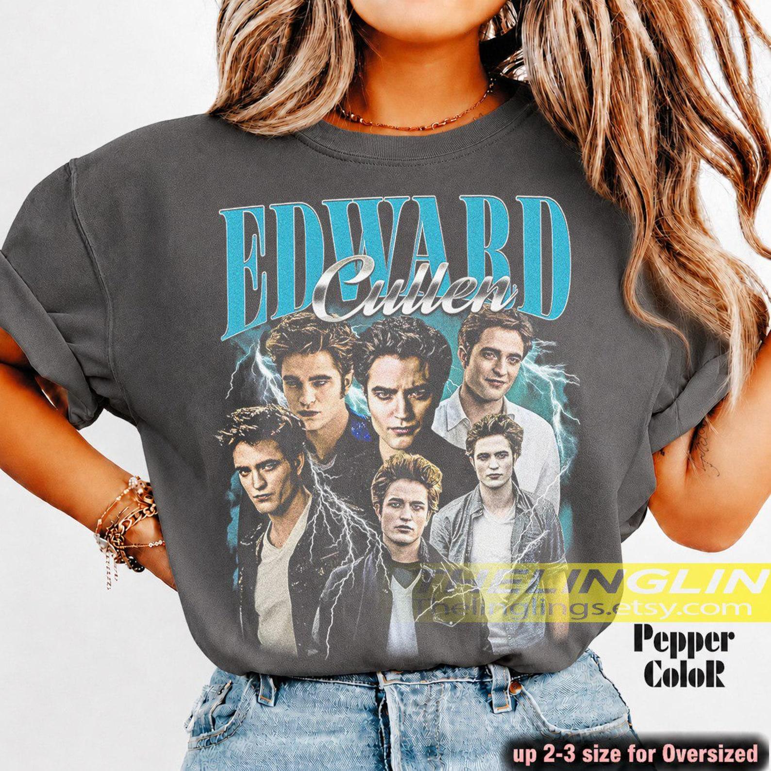 Edward Cullen Twilight Movie Unisex Softstyle T-Shirt, Team Edward Shirt, Vampire Fan Tee, Movie Lover Gift, Halloween Costume Shirt RZ 3XL