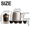 with tea strainer Travel Ceramic Teapots Chinese Style Mini Tea Cup Set  Teas Brewing Utensils