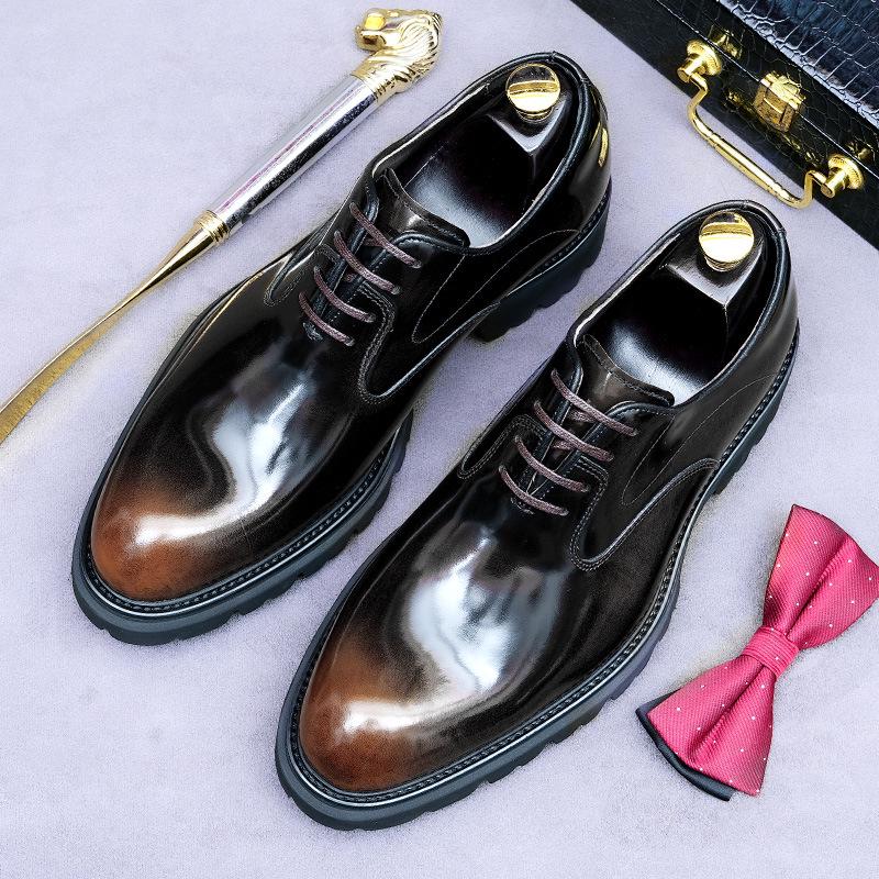 

Pre-Sale 4cm Height Increasing Men s Leather Shoes - Business, Formal & Casual 39 коричневий