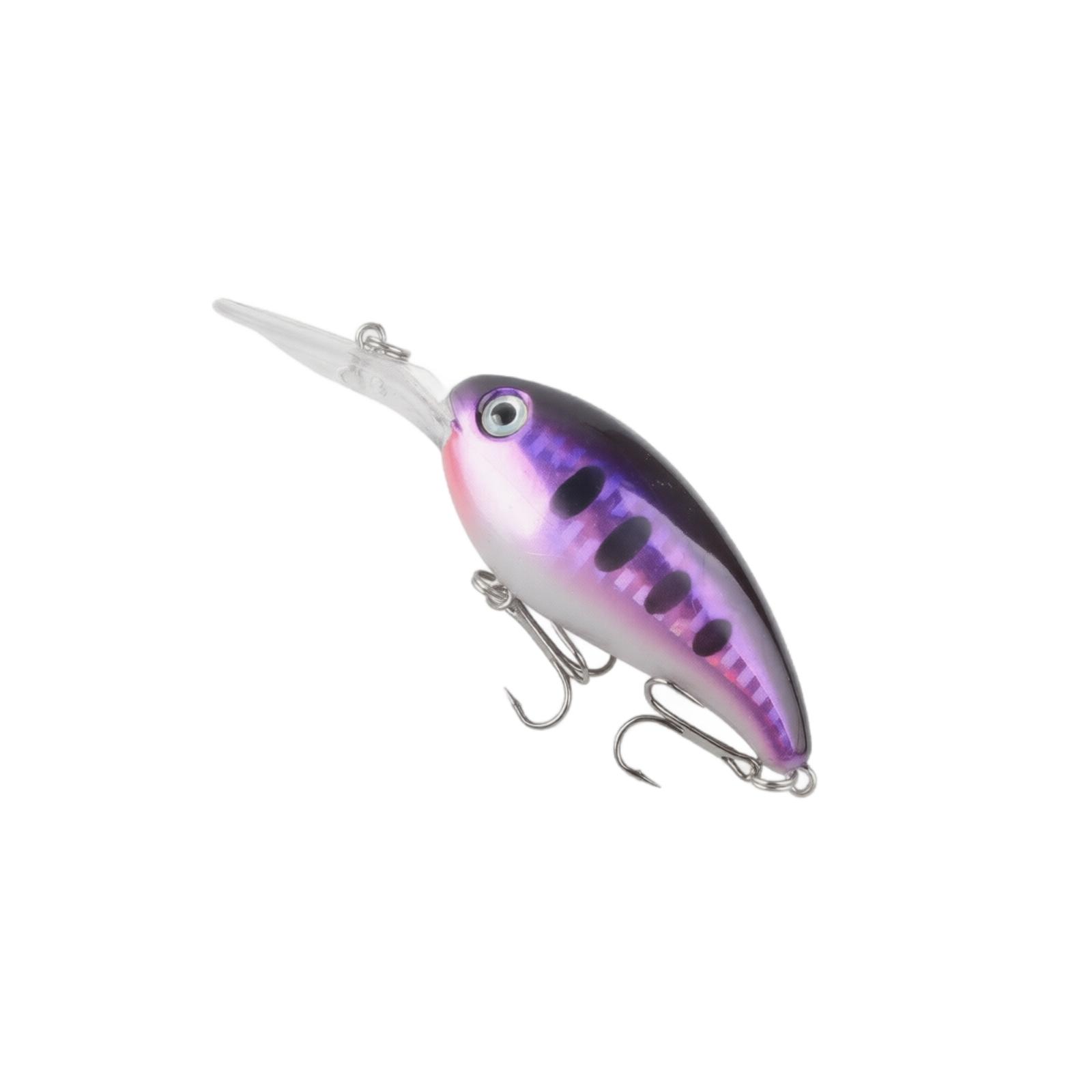 

Fishing Lure Hard Bait 10cm Length 14 5g Weight Laser Surface with Dual Treble Hooks Durable Fishing Tackle for Freshwater and Saltwater one size