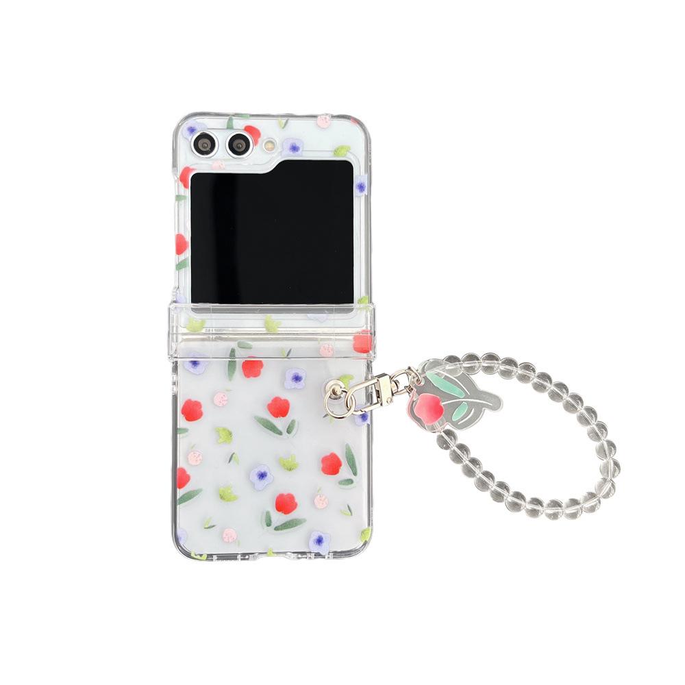 Graffiti Love Pink & Purple Tulip Case for Samsung ZFlip3-6