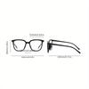Square Fashion Anti Blue Light Photochromic Glasses for Men and Women Full Rim Lightweight Plastic Frame