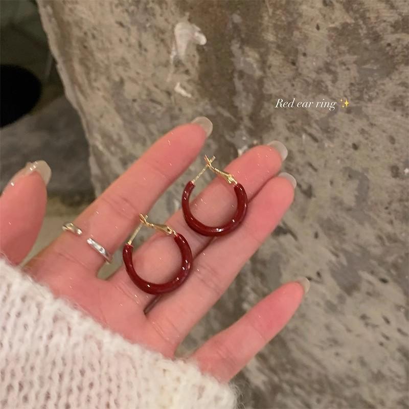 Silver needle flash zircon earrings, women's exquisite temperament stud earrings, spring and summer earrings.