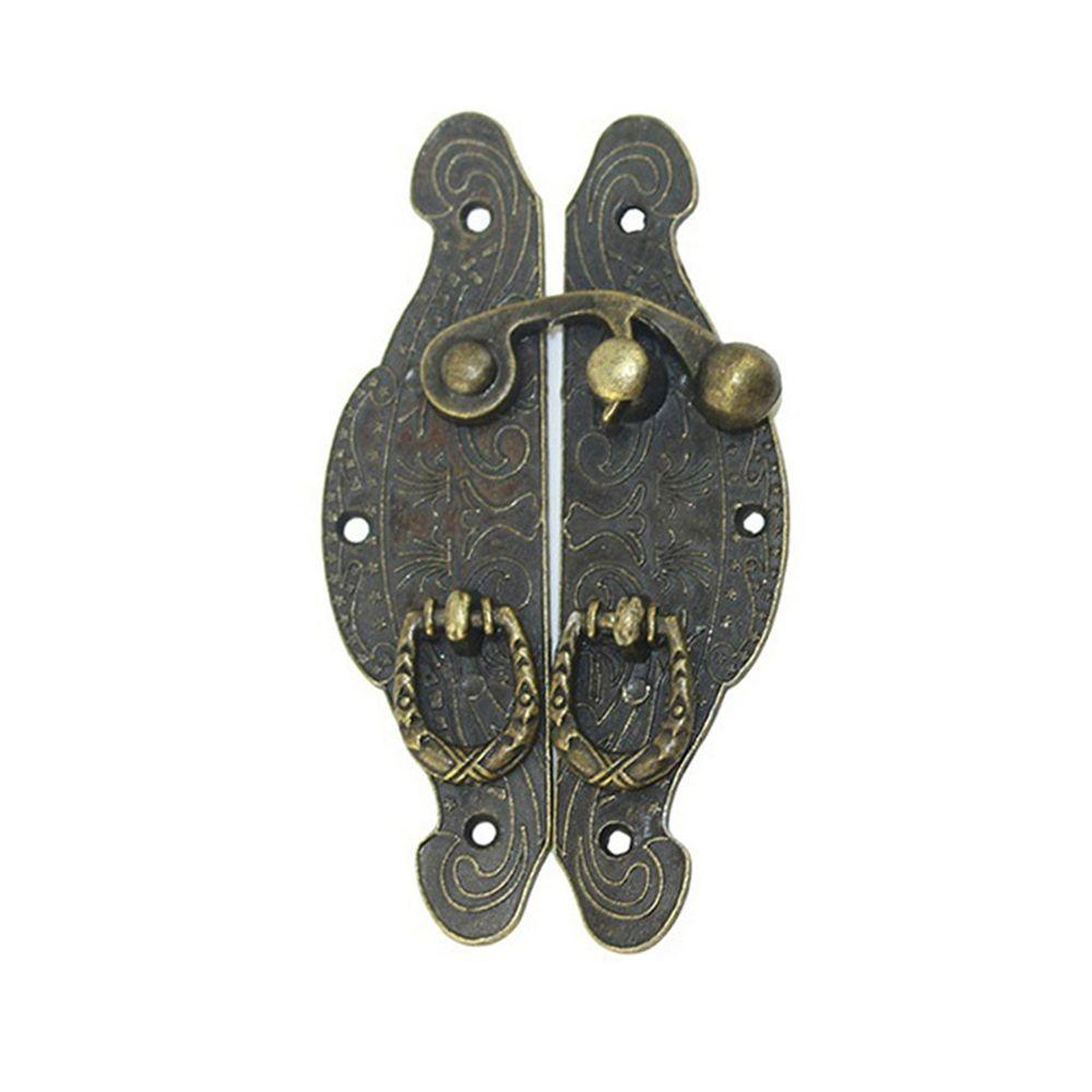 Jewelry Box Hardware Decorate Brass Household Gift Box Furniture  Lock Clasp Lock Buckle Hasps