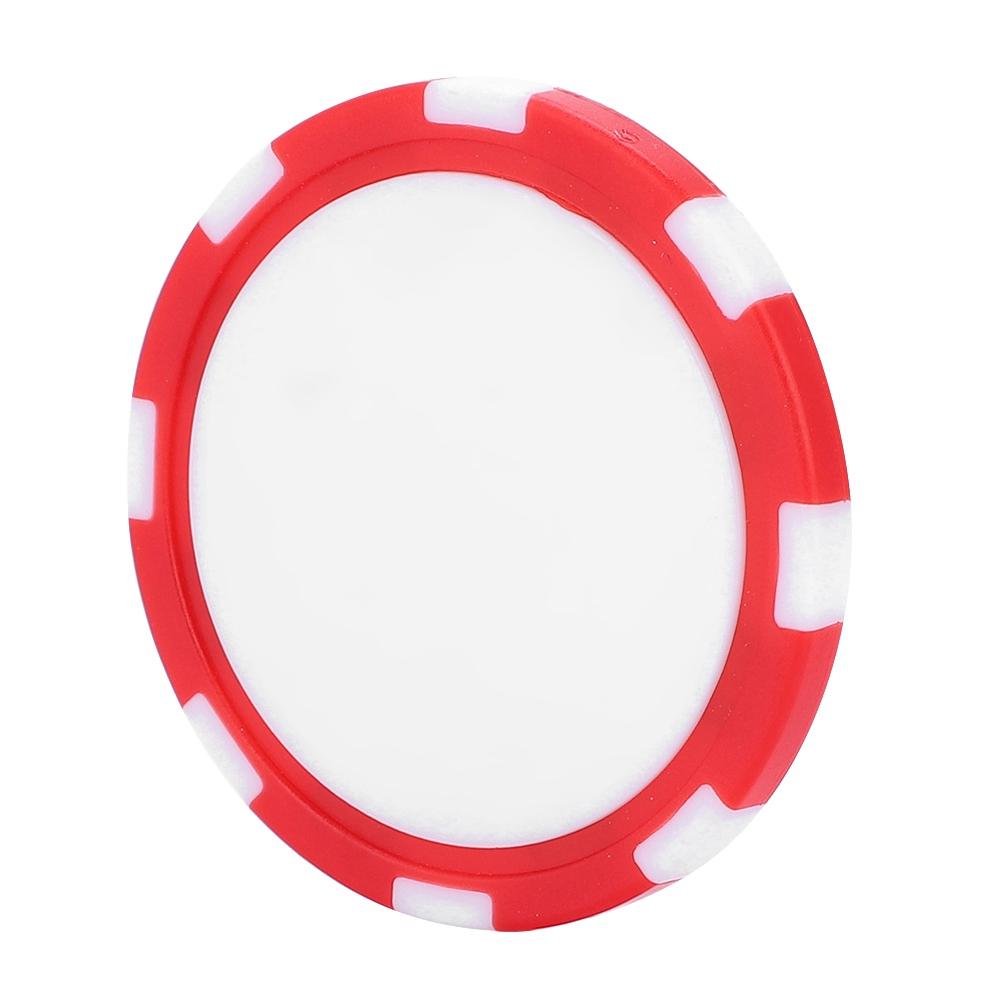 Lightweight Golf Marker Level Ball Marker Durable ABS Golf Poker Chip Golfer Gift Red