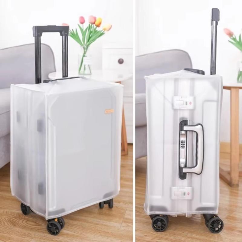 New High Quality Portable Frosted Luggage Protector Cover Waterproof Dustproof Luggage Cover Durable Suitcase Cover Protector