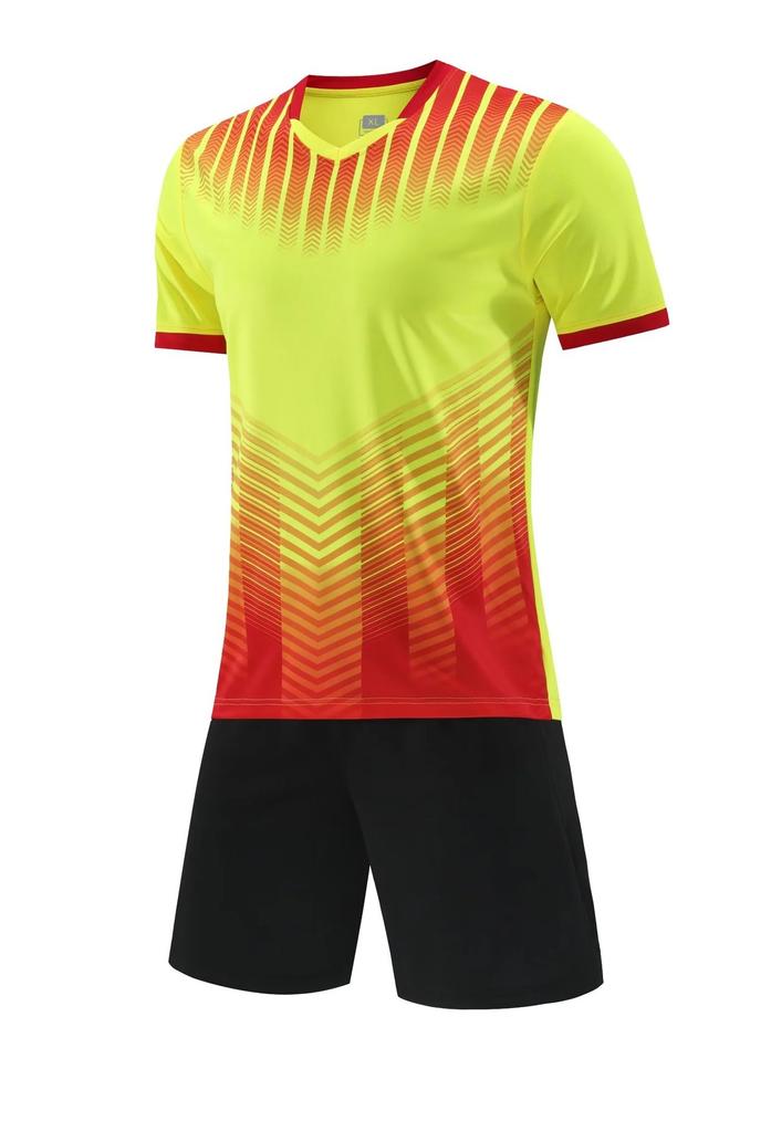 Soccer Uniform Sports Suit Quick-Drying Breathable Kids Varsity Training Camp Uniform Camouflage Soccer Jersey