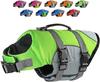 Adjustable Dog Life Jacket Sport Safety Rescue Vest with Rescue Handle Puppy Float Swimming Suit for All Pet Dogs