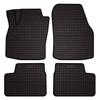 Dywaniki Samochodowe Gumowe Do: Opel Astra H Sedan, Hatchback, Kombi, TwinTop, Cabrio, Coupe (2003-2010) - Czarne, Dopasowane