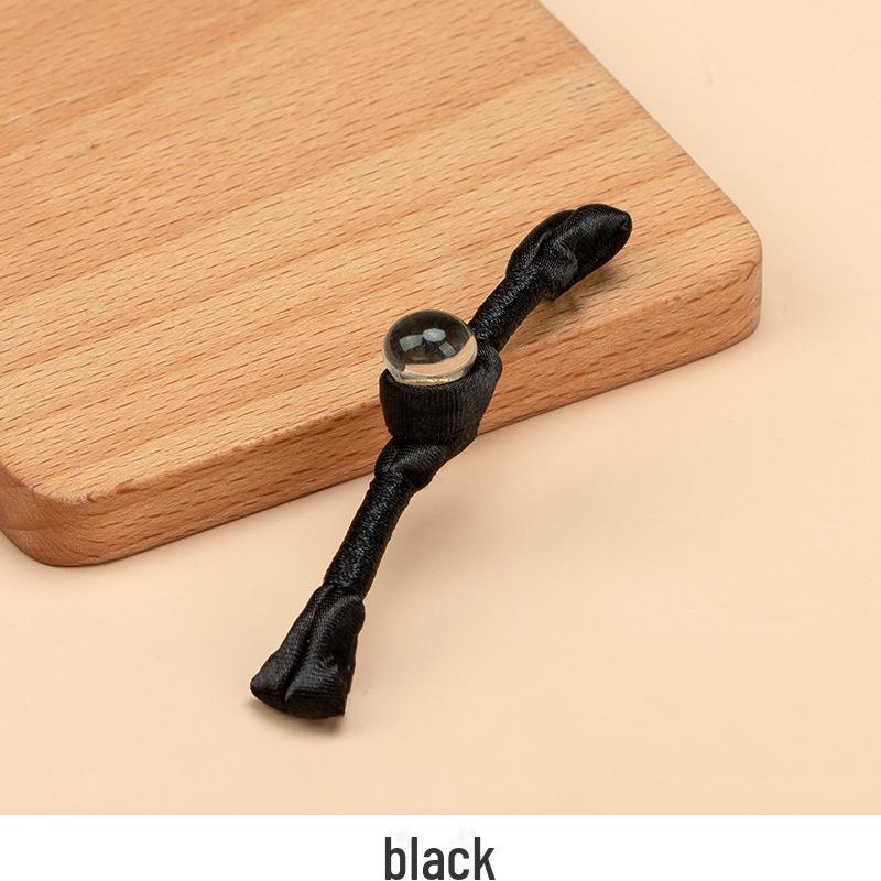 Hengmeihe Ręcznie Robiony Koralikowy Guzik Cheongsam ze Złotej Folii z Wykończeniem Złotą Nicią