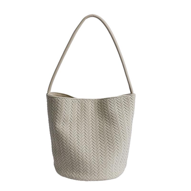 Large Capacity Woven Bag Fashion Handbag New Shoulder Bag Armpit Bag