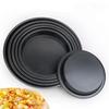 5/6/8/9/10 inch rotund pizza farfurie pizza tigaie adâncă tavă din oțel carbon antiaderent mucegai cuptor de copt instrument tavă de copt mucegai