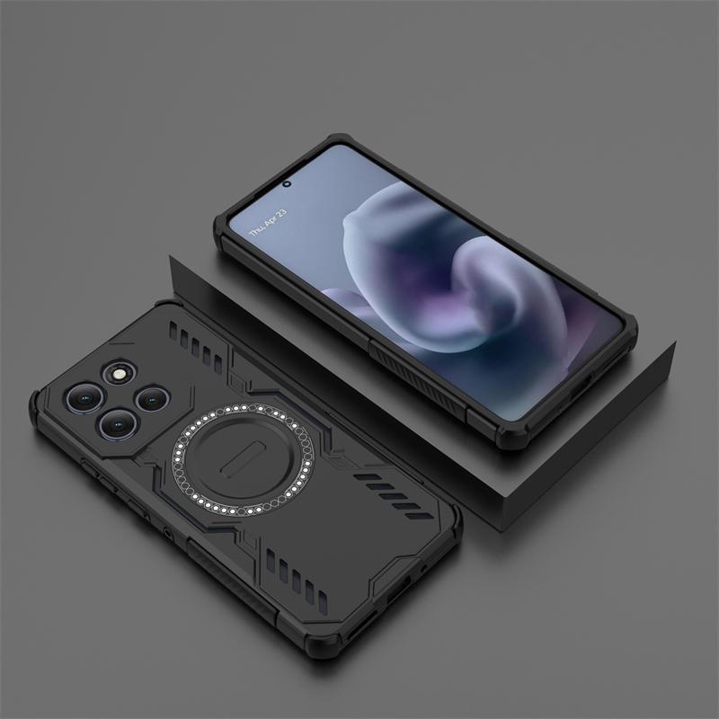 For Motorola Moto G86 Power Case Cover Heat Dissipation Magnetic Wireless Charging Protective Back Phone Cases On Moto G86 Power