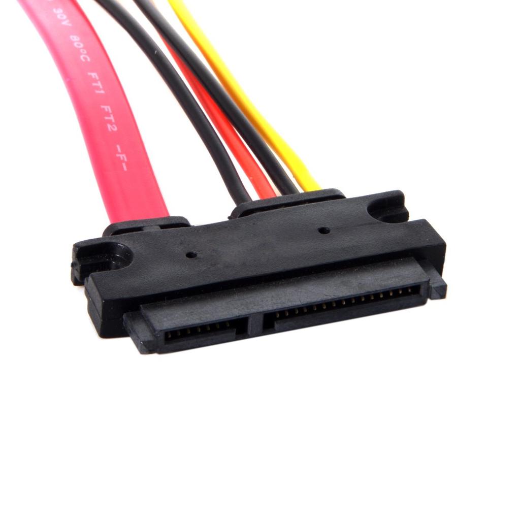 SATA III SATA To Data Power Extension Cable 3.0 7+15 22-Pin