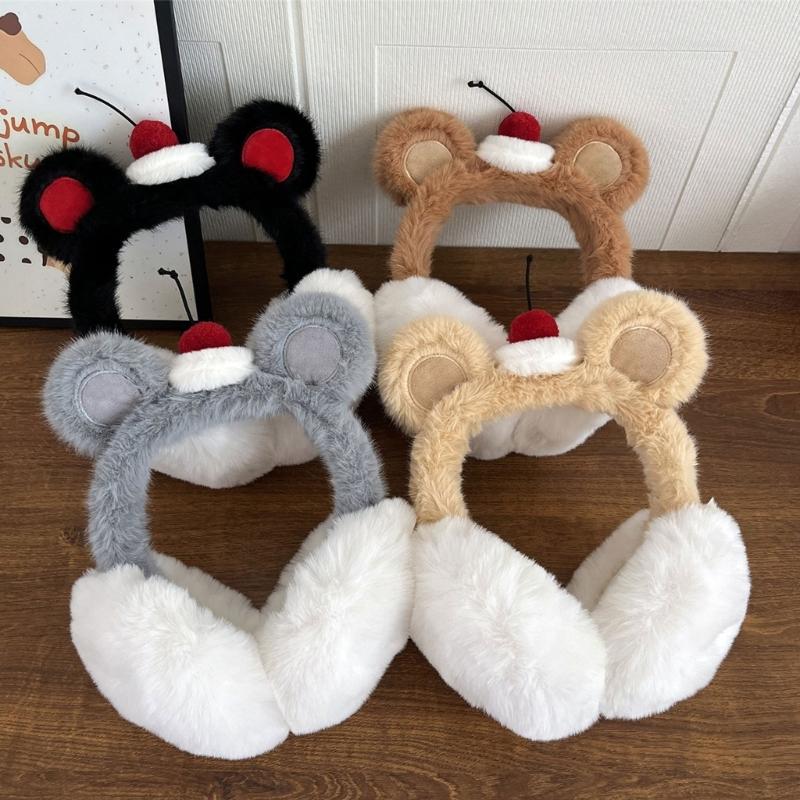 Furry and Warm Plush Ear Warmer for Winter Outdoor Activities Keep You Warm in Cold Weather for Skiing