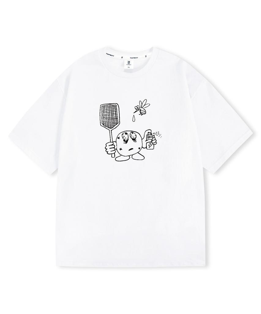 TOPBOY Mosquito Oversized Short Sleeve T-Shirt (Type B)