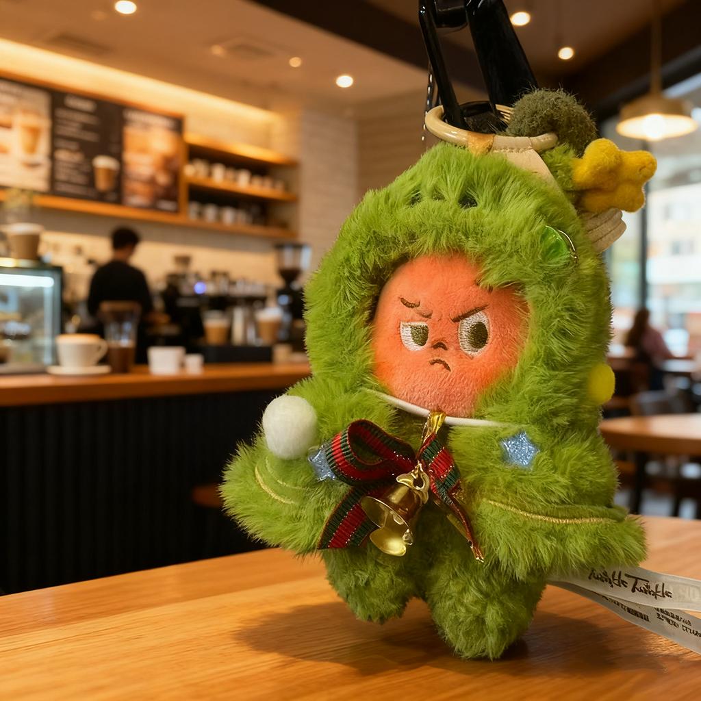 [No Doll] For Labubu 4.0 Pin For Love Series Clothes Christmas Elf Reindeer Cloak For Twinkle Twinkle Doll'S Outfit Accessories