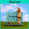 Dog Fence Sea Lion Garden Decor Resin Cartoon Style For Plant Display And Photography