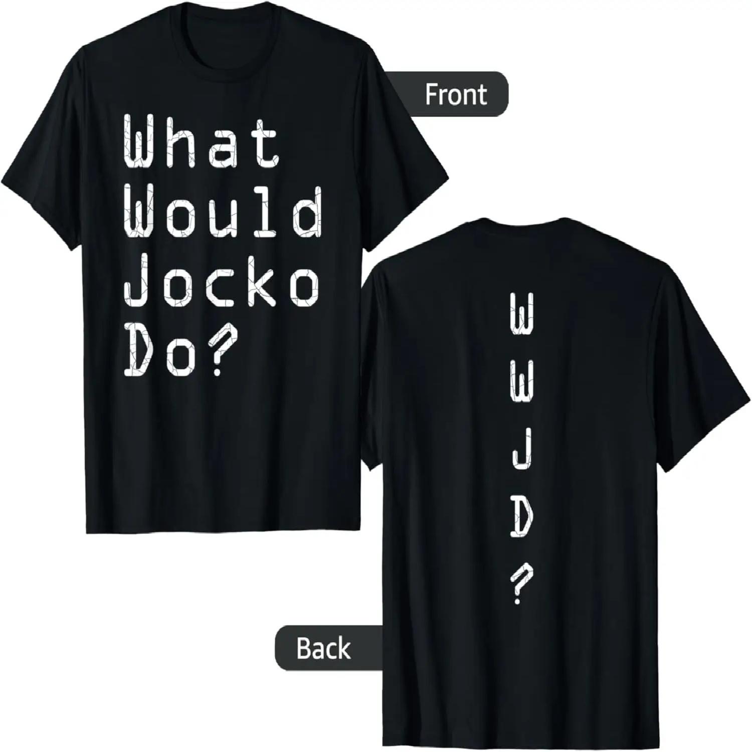 

WWJD_ (graphic on front & back) What Would Jocko Do T-Shirt S чёрный