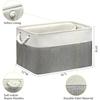 Foldable Fabric Storage Bin - Breathable 3-Size Organizer for Laundry, Toys & Clothes, Space-Saving Home Basket