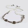Metal Style Bohemian And Wooden Bead Decor Women Casual Woven Belt Daily For