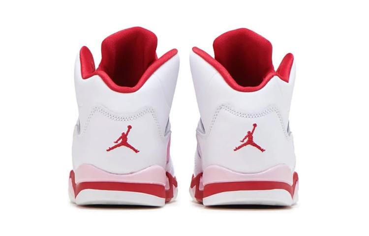 Jordan 5 Retro White Pink Red PS 440893-106