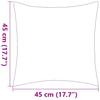 Vidaxl Cojines Para Exteriores, 2 Piezas, 45X45 Cm, Color Gris