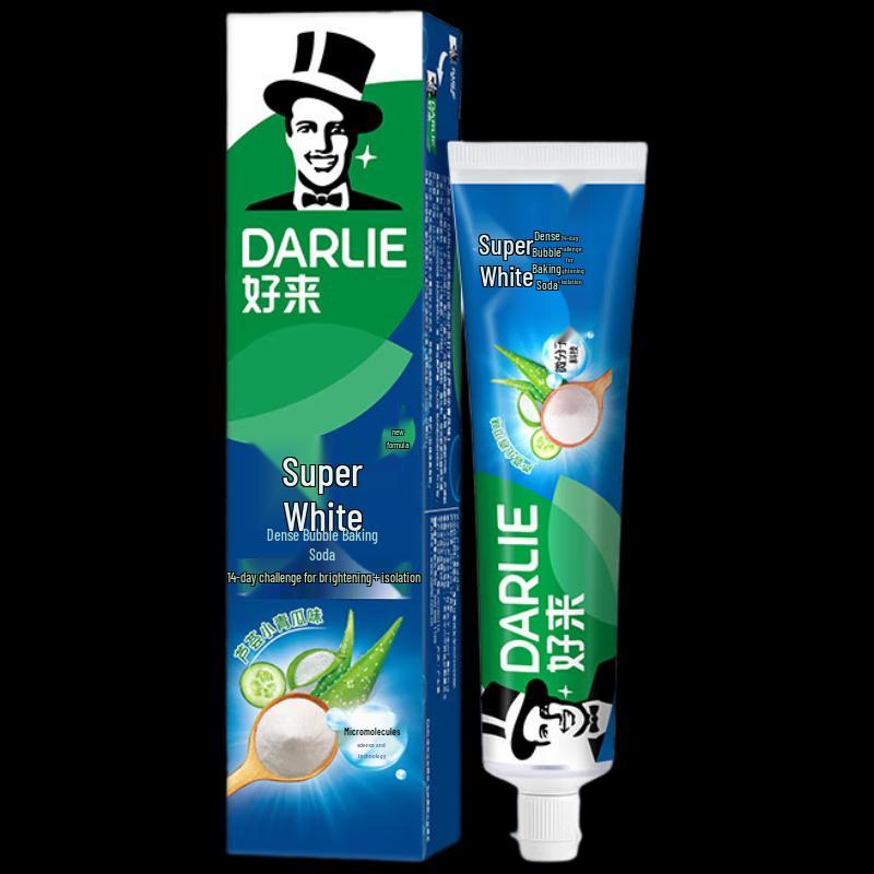 

Darlie Ultra White Baking Soda Toothpaste, Aloe Vera & Cucumber