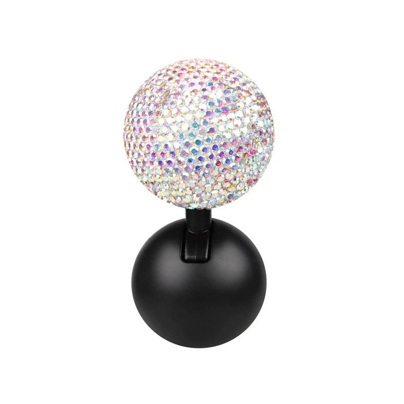 Diamond-Studded Push-to-Start Joystick Cover with Golf Club Design – Creative Car Gear Knob Decoration
