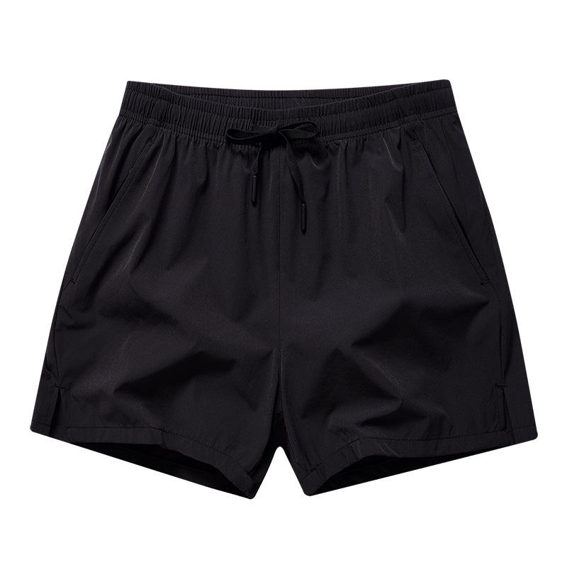 

Мужские летние шорты для бега - Раздельные для легкой атлетики, марафона, фитнеса M чёрный