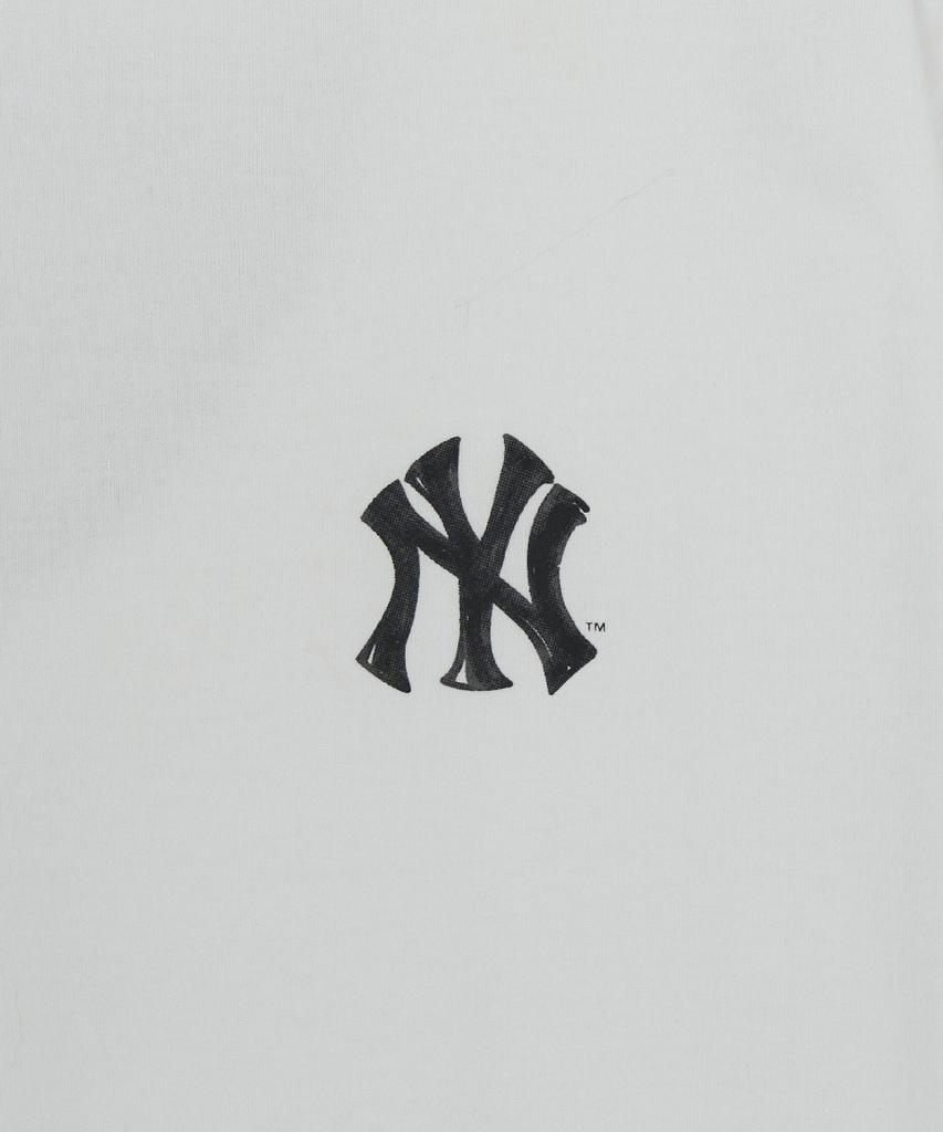 Emelbi Basic Simple Street Logo Oversized Short Sleeve T-Shirt Ny (White)