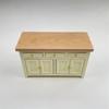 Unfinished Wooden Dollhouses Cabinet Miniature Furniture Model For DIY Crafting And Display