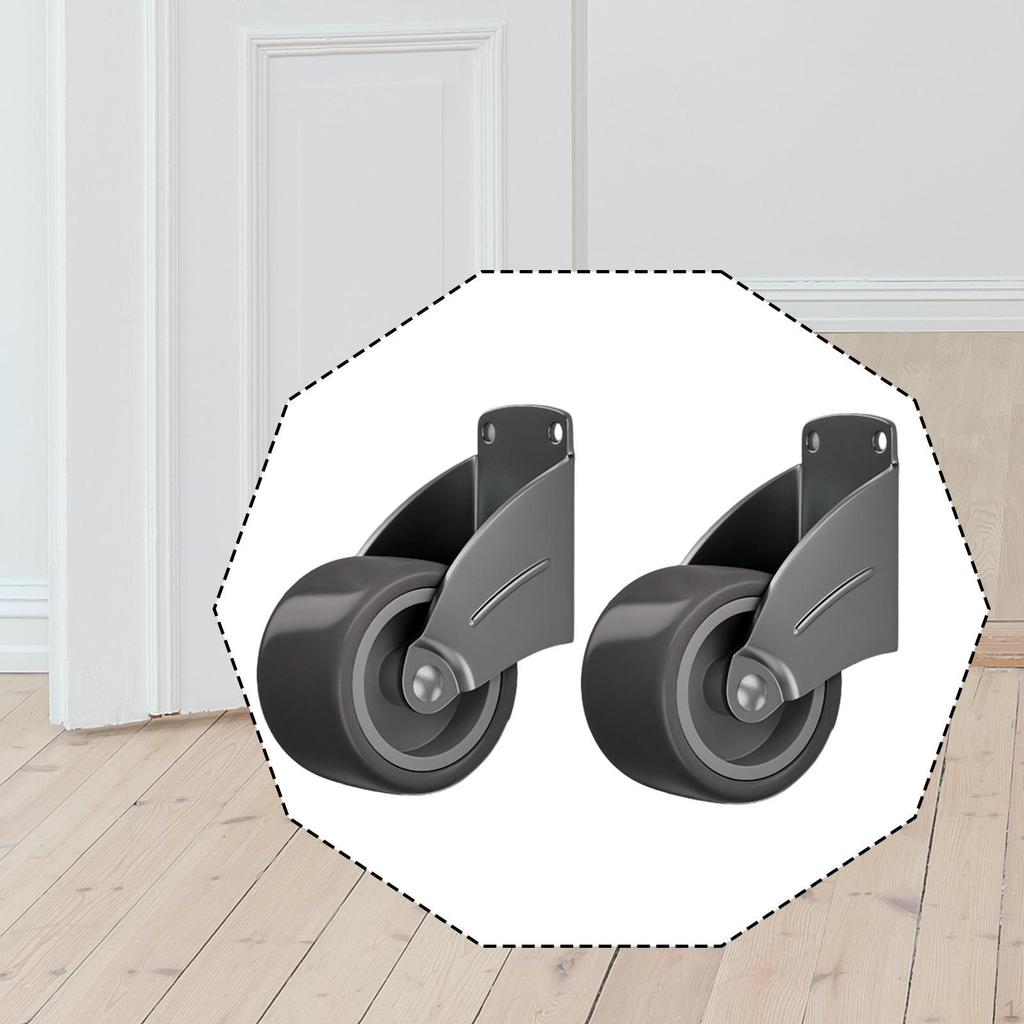 2 Stück Türrollen, Ersatzrollen, Antifriktion, Leise und Verschleißfest, für Holz