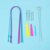 Thirteen-Piece Home Sewing DIY Tool Set: Threader, Crochet Hook, Clips, Turn-Inside-Out Tool