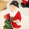 New Christmas Santa Claus Ornaments Resin Material 10cm Micro Landscape House Accessories Miniatures Model Home Decor
