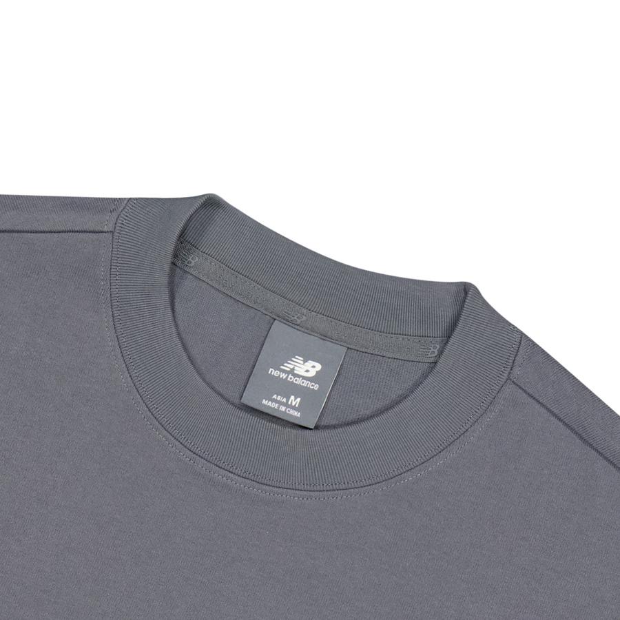 New Balance NB Grey SS25 T Shirt Men's Gray NEF29641-GR