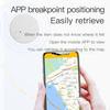 Tracker GPS Portabil Compatibil Bluetooth, Rotund, pentru Chei, Portofel, Bagaje, Animale de Companie, Localizator de Obiecte, Rezistent la Apă, Alarmă Bidirecțională, Dispozitiv de Urmărire Anti-Pierdere