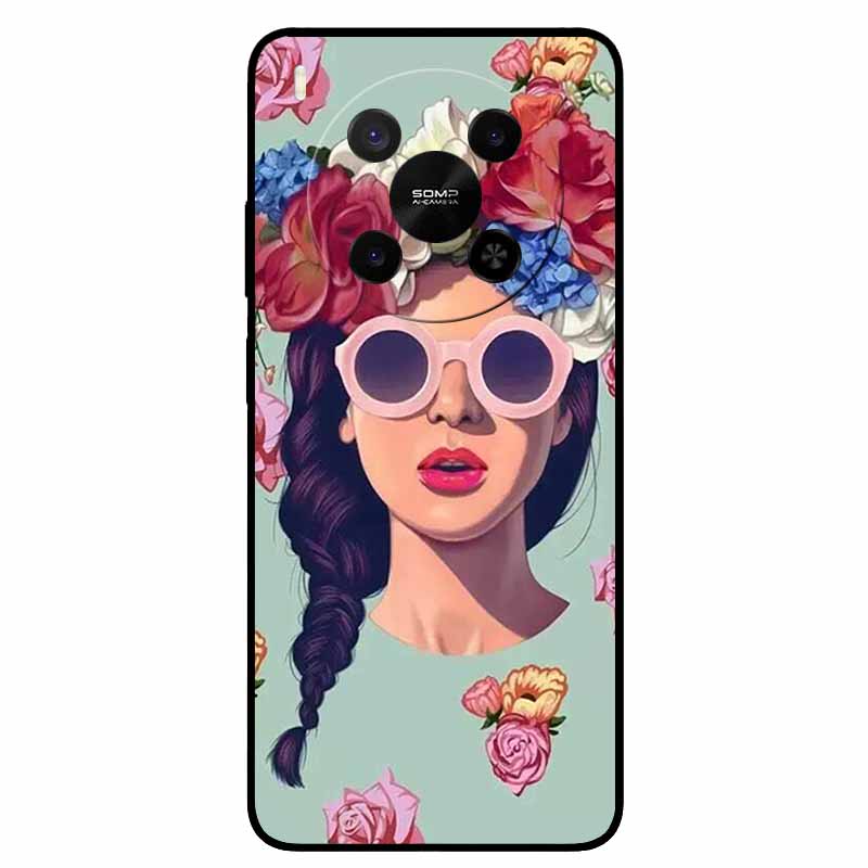 Cover For ZTE Blade V70 Max / Nubia V70 Max Black TPU Silicone Back Cover Animal Covers For ZTE Blade V70 Max Case For V70 Max