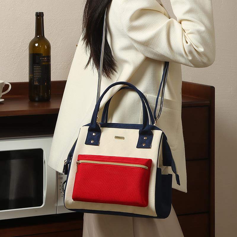 Insulated Aluminum Foil Lunch Tote Bag for Picnics, Work, or School - Thickened Bento Handbag