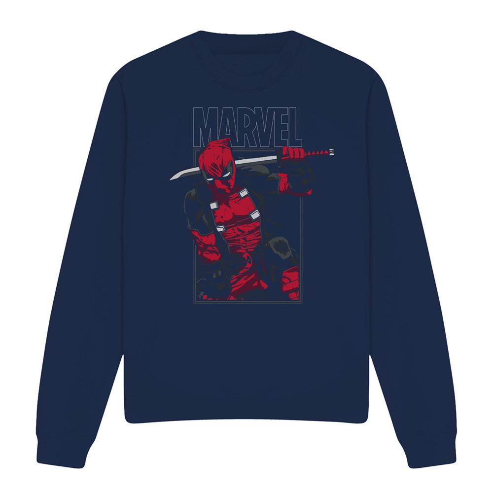 Deadpool Unisex Adult Sword Sweatshirt