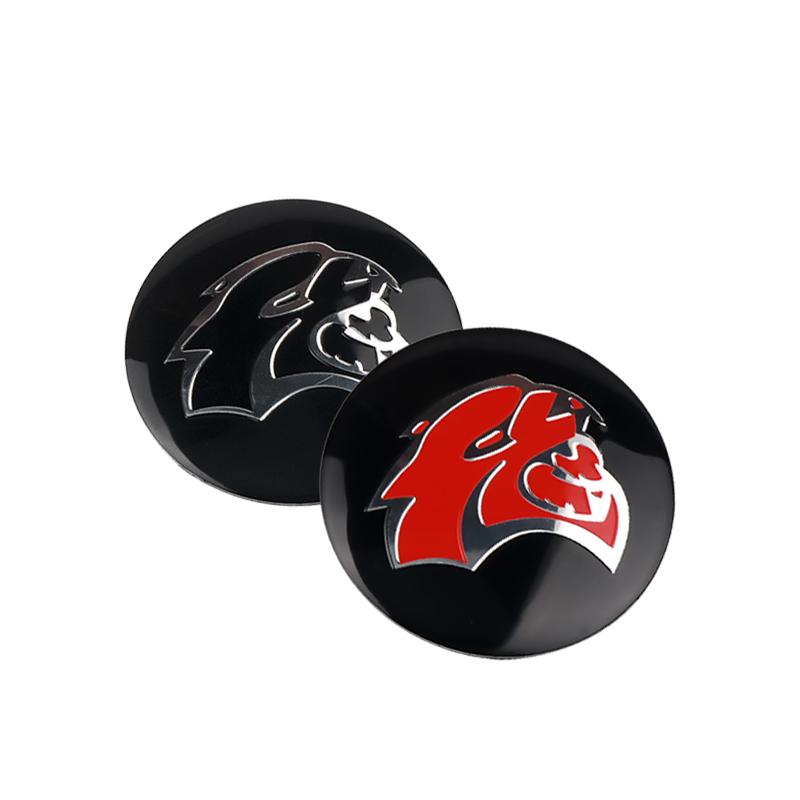 4pcs 56mm Car Logo Wheel Center Hub Cap Aluminium Sticker Auto Decor For Dodge Durango Caliber Viper Magnum Ram Caravan Charger T999