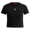 Hugo Womens/Ladies Logo Cotton Crop T-Shirt