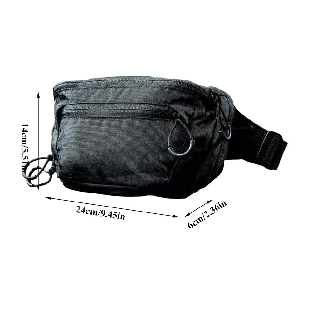 Waterproof Outdoor Waist Pack Shoulder Bag for Passport Women Men Running Gym Motorcycle Beach Hiking Walking