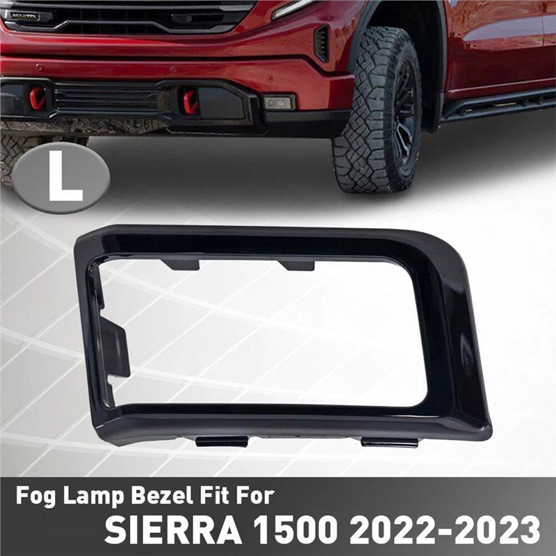 Front Fog Light Cover For GMC Sierra 1500 -2024 Replacement Part Accessories 84878757 84878758 GM1038291 GM1039291
