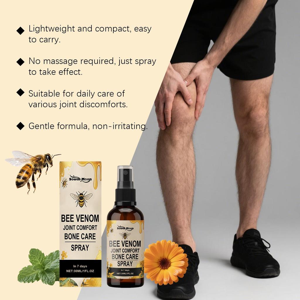 South Moon Bee Venom Joint Care Spray Gentle Nourishing Care for Joint Skin Comfortable External Spray 30ml