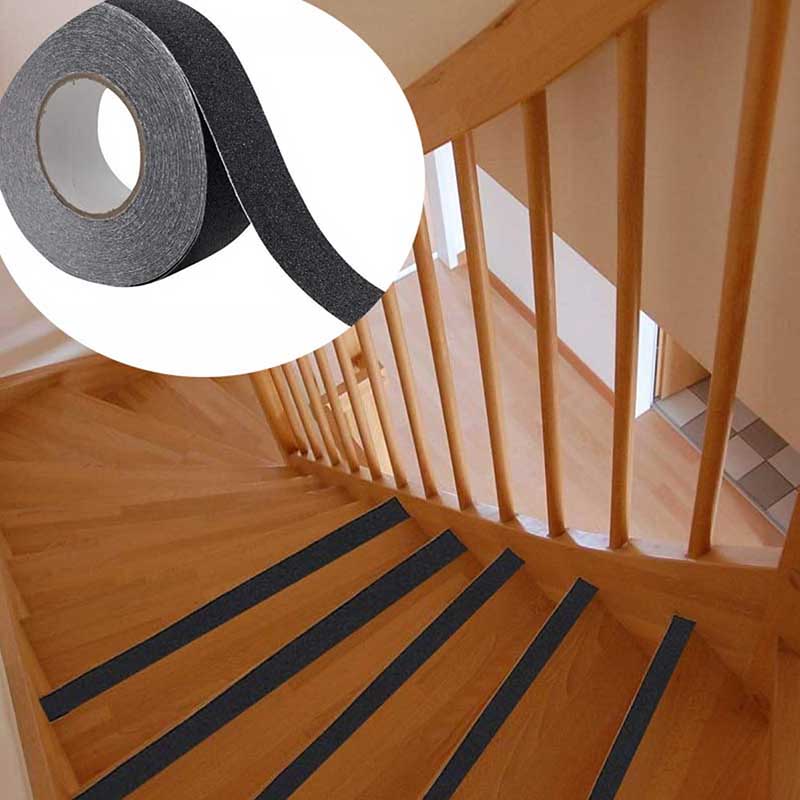 5M Anti-Rutsch-Band Outdoor Anti-Rutsch-Aufkleber Hohe Reibung Rutschfestes Traktionsband Schmirgelndes Klebeband für Treppen Sicherheitsprofil Stufe