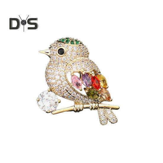 

Брошь в виде цветка сливы, украшение в виде птицы, украшение для торжественного костюма, воротника, шляпы, шарфа, прищепки для выпускного бала, украшения для одежды B