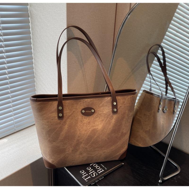 Large-capacity Bag Women's Autumn and Winter Versatile New Casual Texture Shoulder Bag Commuter Tote Bag