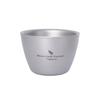 Boundless Voyage Sake Mini Cup 1 Double-Walled Cup, Ultra-Lightweight (Ti3089D, Piece)